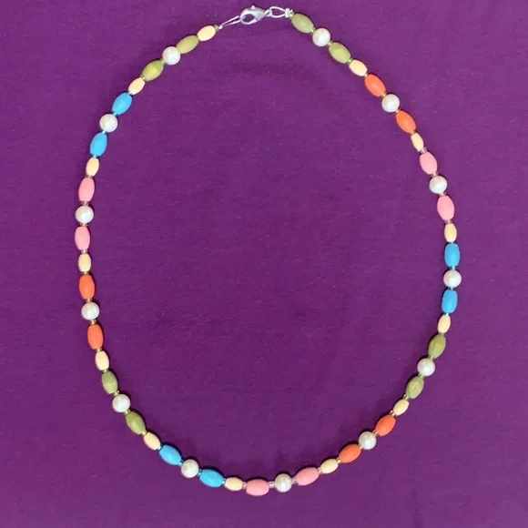 Handmade Springtime Necklace - Picture 2 of 10